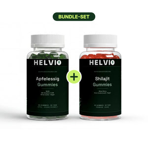 Power-Duo: Apfelessig + Shilajit 1000mg Gummies