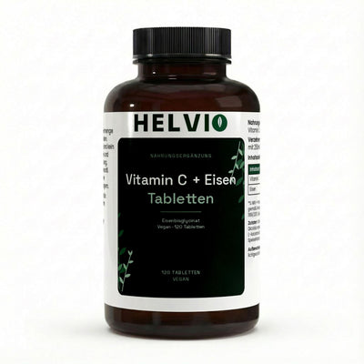 Eisen + Vitamin C - 120 vegane Tabletten