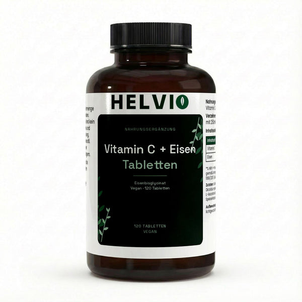 Eisen + Vitamin C - 120 vegane Tabletten